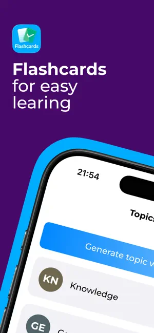 Flashcards: Easy Make & Learn screenshot 1