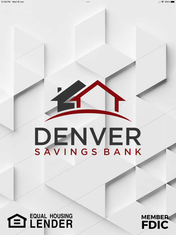 Denver Savings Bank iPad screenshot 1 - Finance app