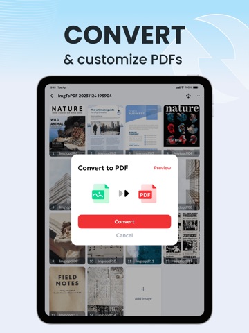 Image to PDF Converter & Edit iPad screenshot 5