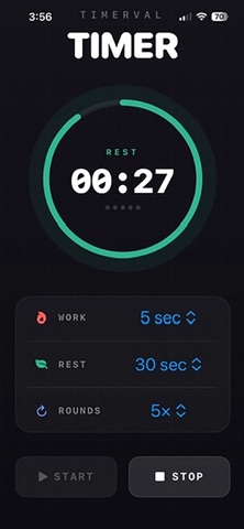 Timerval screenshot