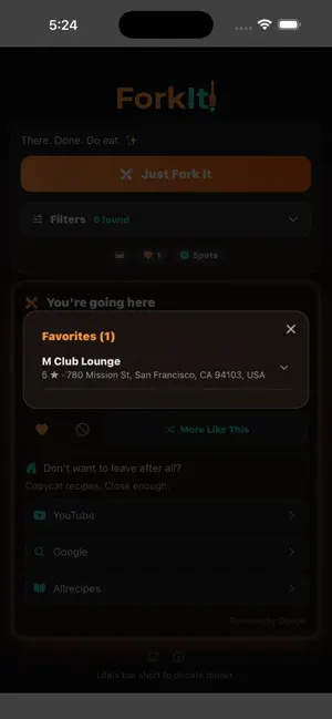 ForkIt! - Restaurant Picker screenshot 4