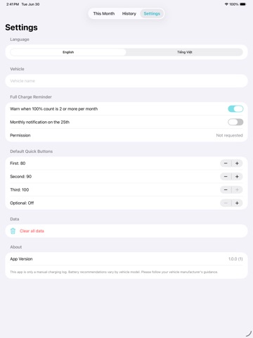 App screenshot
