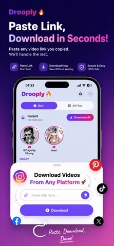 Drooply: Video Photo GIF Saver screenshot