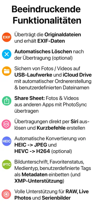 PhotoSync - Fotos übertragen screenshot 6 of 10