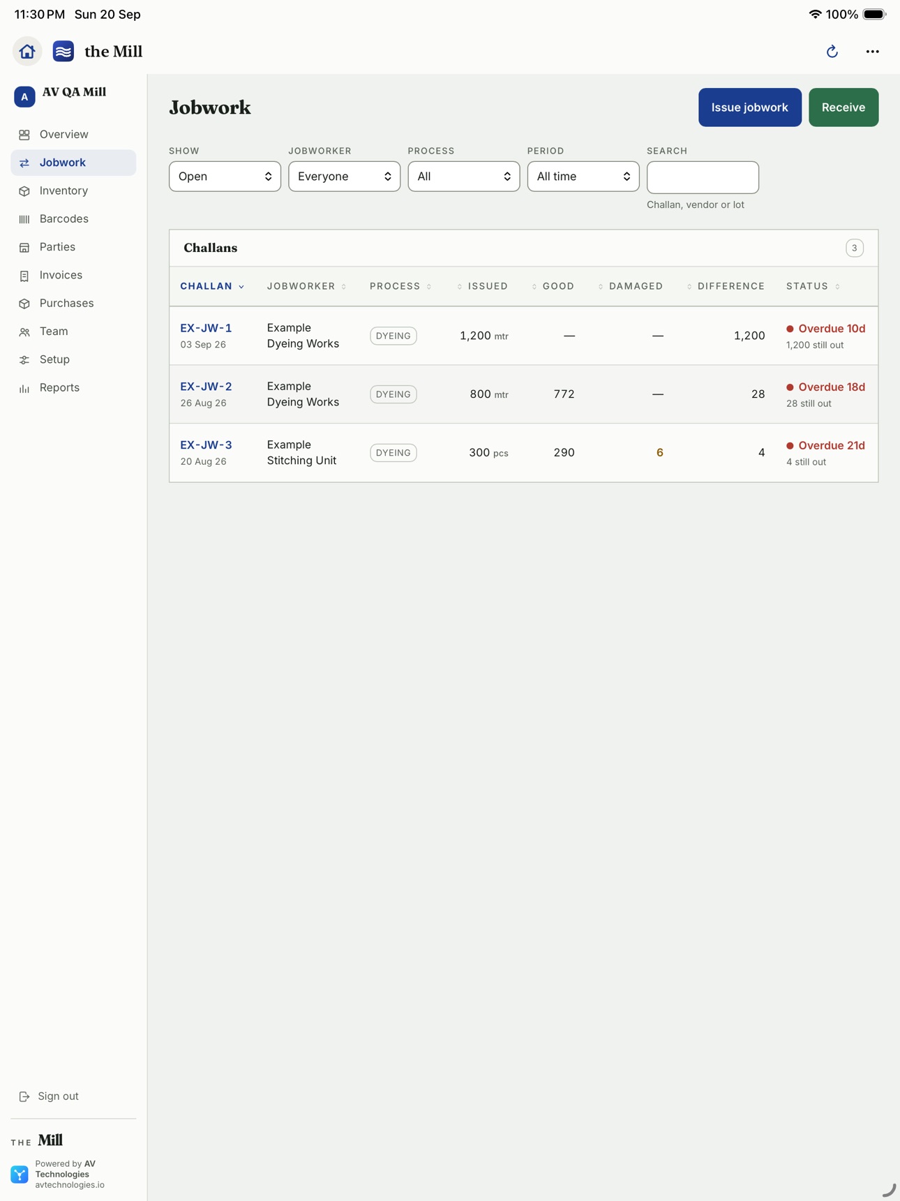 Screenshot 7 of The Mill: Jobwork & Inventory