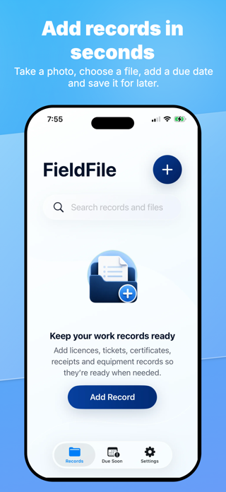FieldFile: Work Records Screenshot 2 of 6