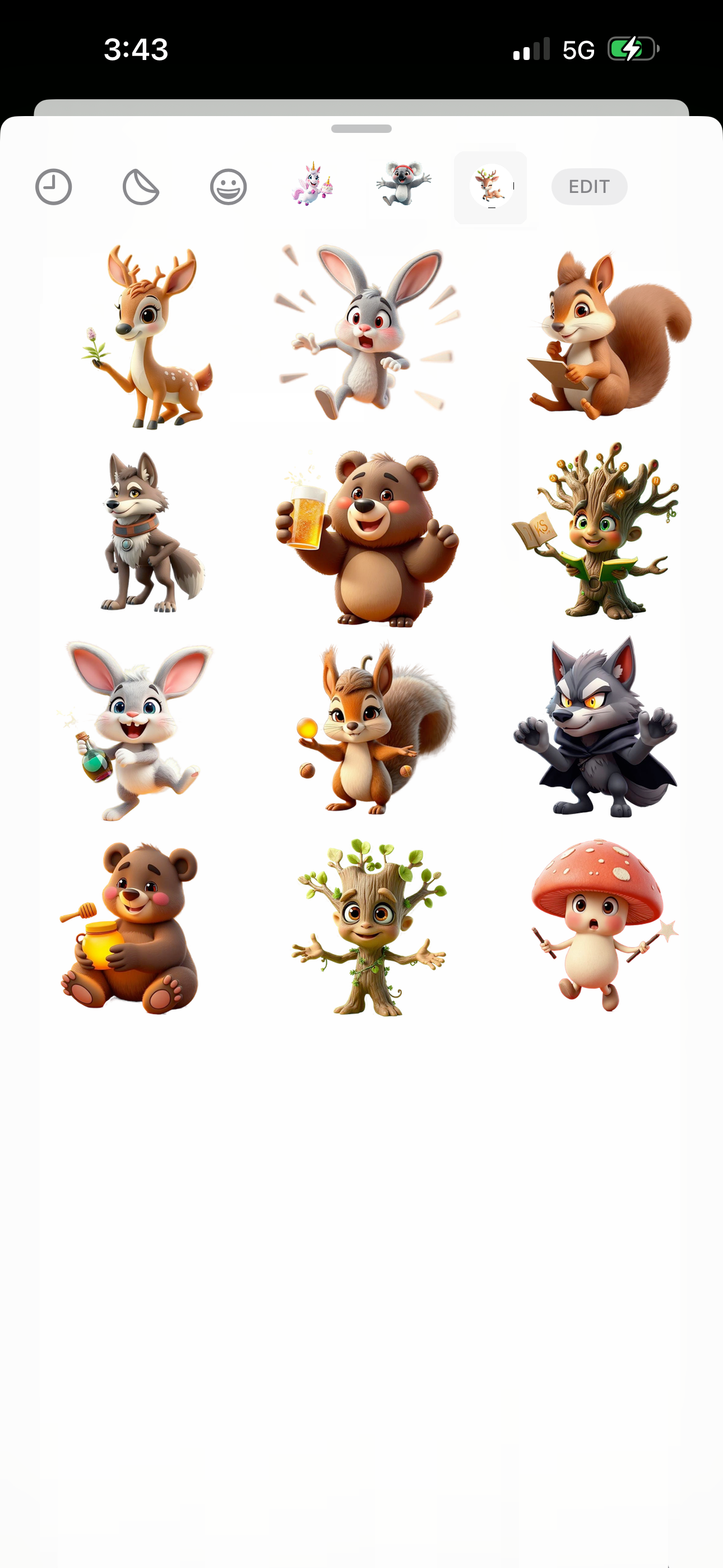 Enchanted Forest Stickers screenshot 3
