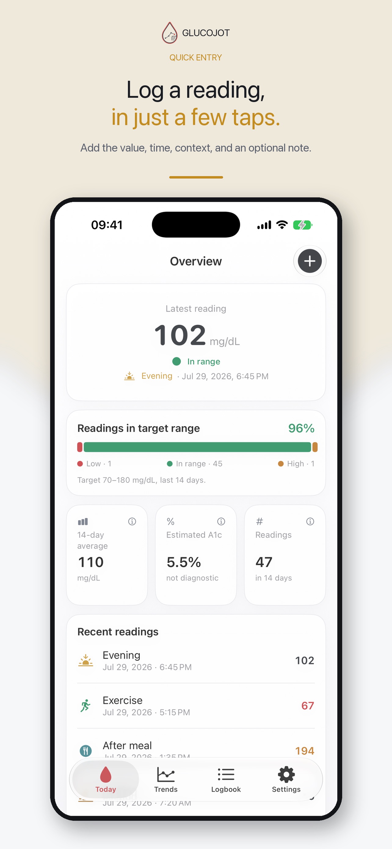 Screenshot 5 of GlucoJot