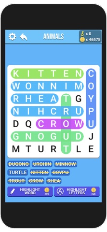 Find Word Puzzle iPhone screenshot