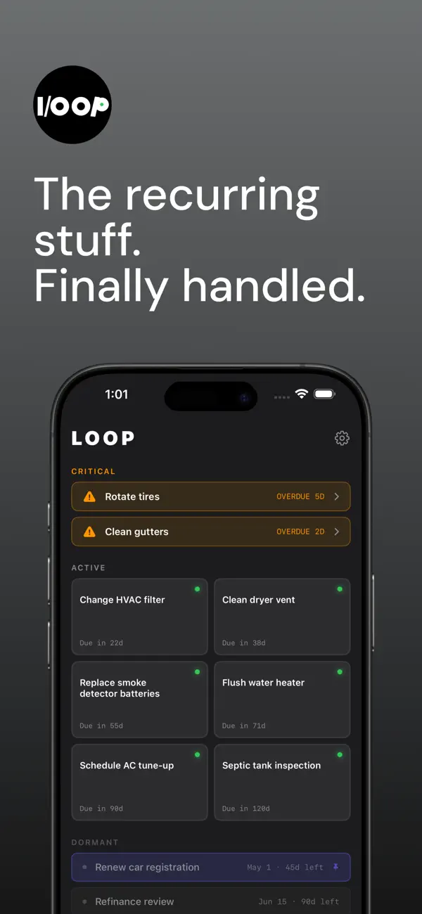 Screenshot #1 pour Loop Task Reminder