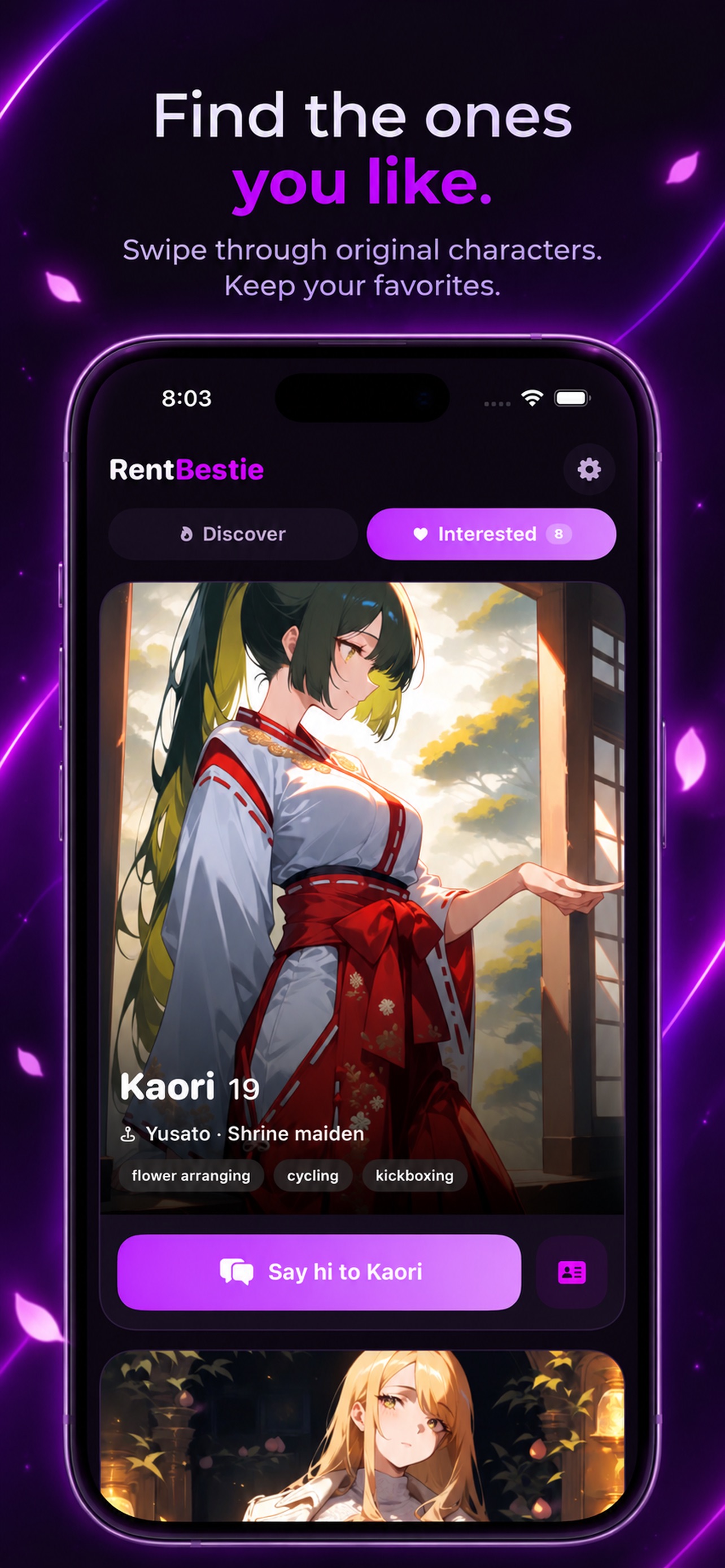 Screenshot 4 of Offline AI Waifus - RentBestie