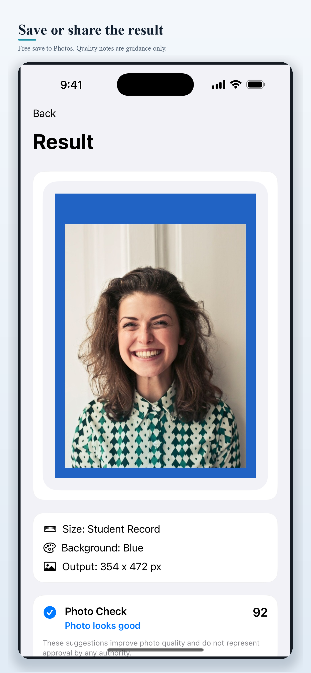 ID Photo Maker: Passport Pics screenshot 4