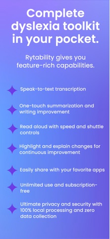 Rytability iPhone screenshot