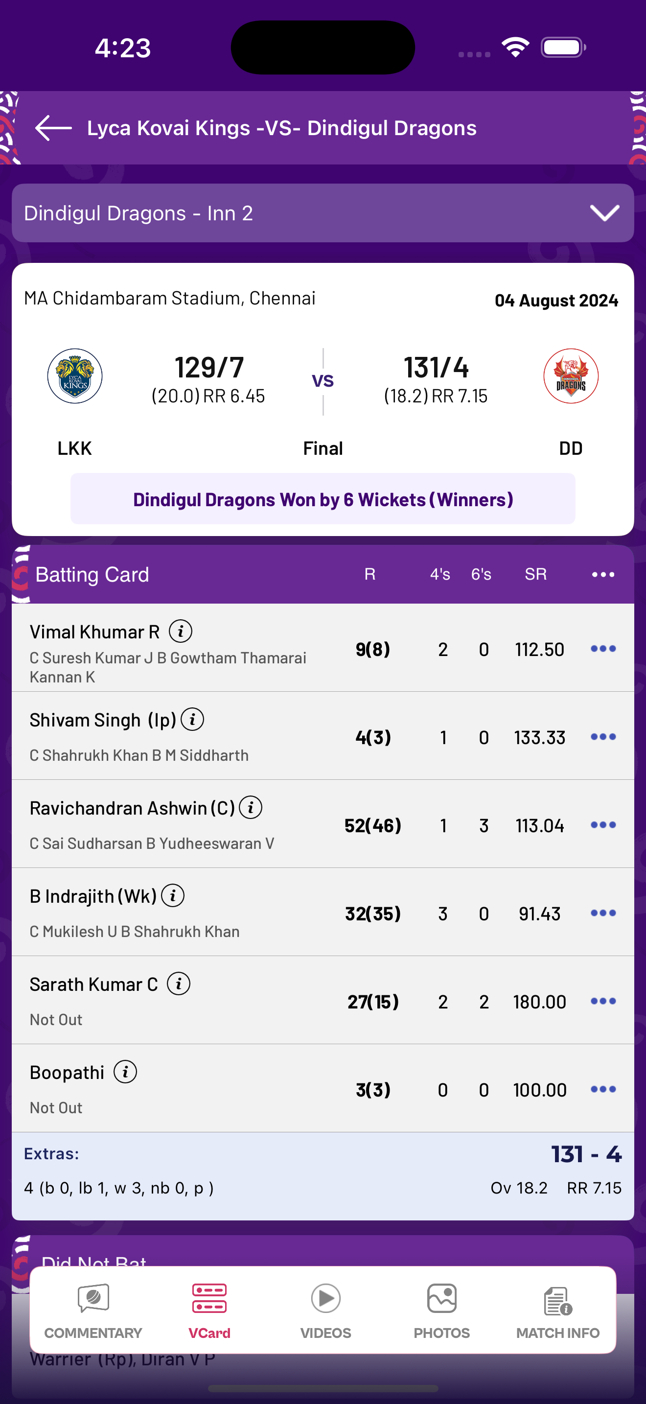 TNPL LIVE