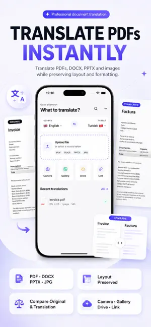 PDF Translator - Translate PDF screenshot 1