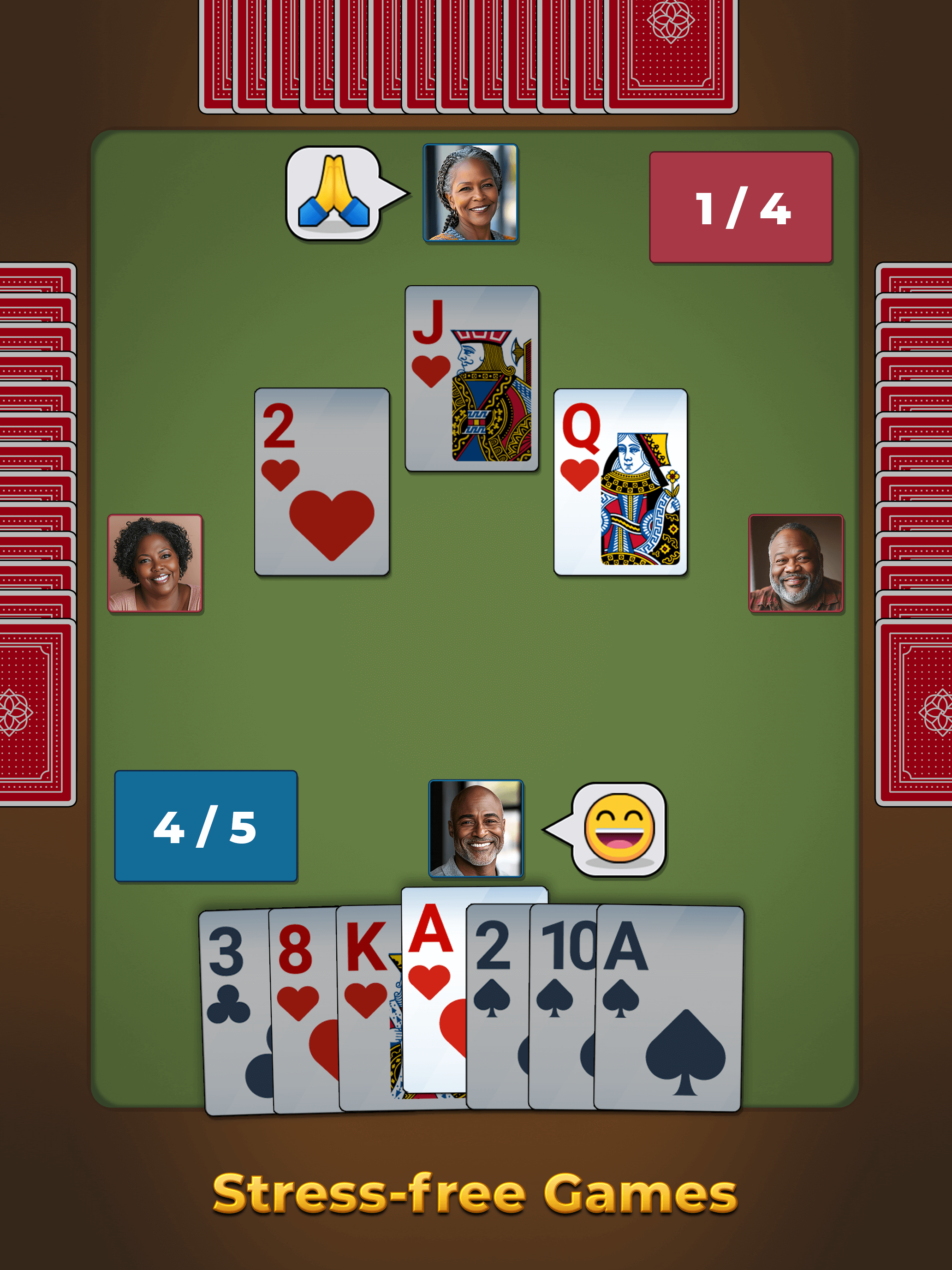 Spades For Seniors: Card Game