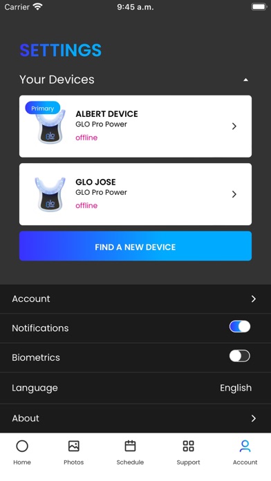 GLO Whitening Screenshot