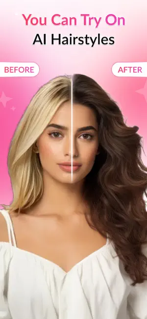 AI Hairstyle Try On: Color Cut screenshot 1