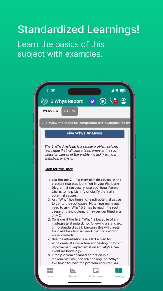 #8. Lean 5 Whys Rpt (iOS) От: MCS Media, Inc.