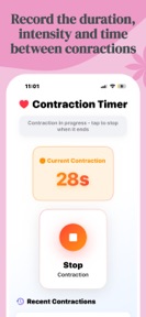 Contraction Timer & Tracker + screenshot