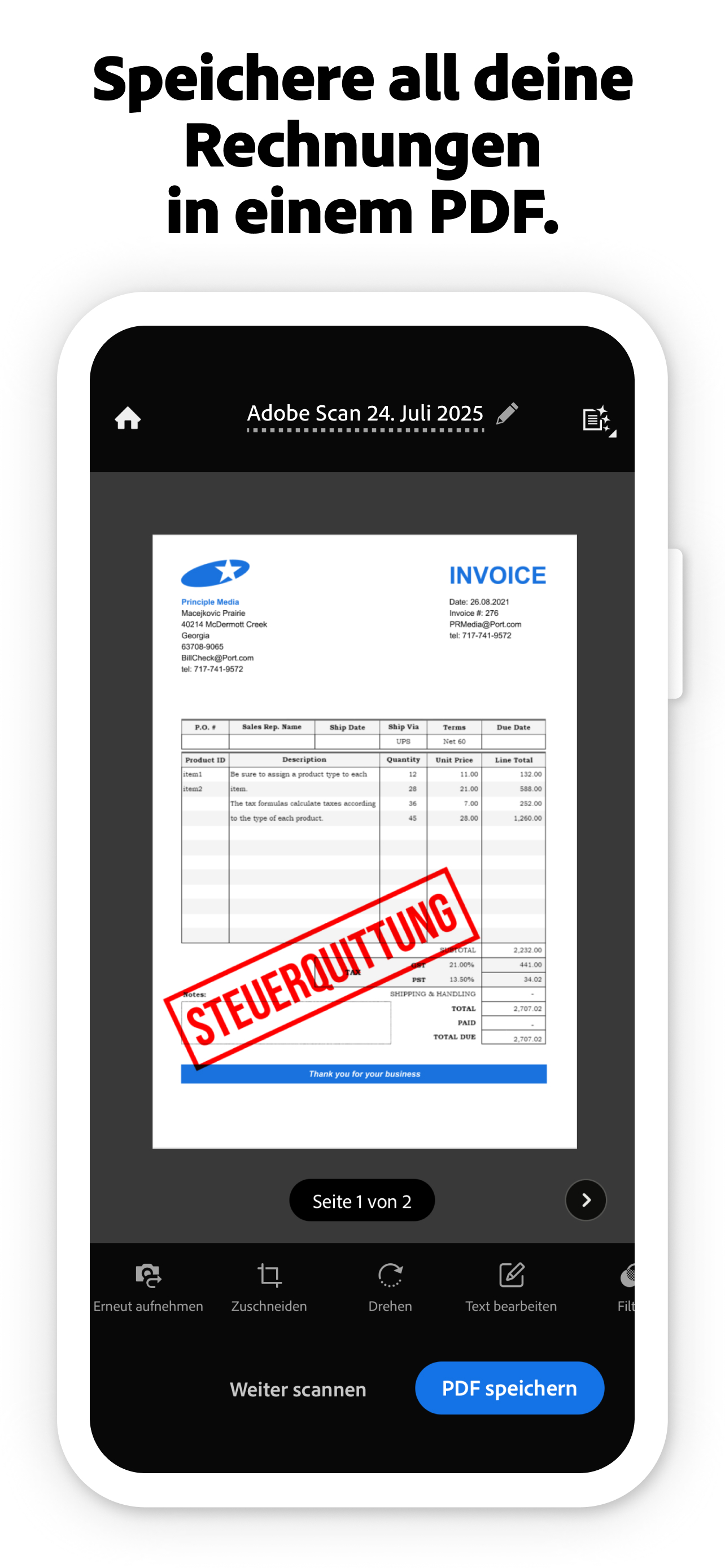 Adobe Scan: PDF & OCR Scanner