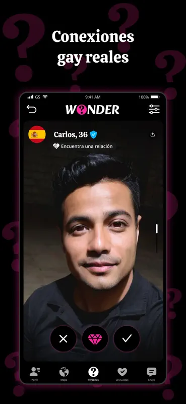 Wonder: Chat y Citas Gay screenshot 5 of 6