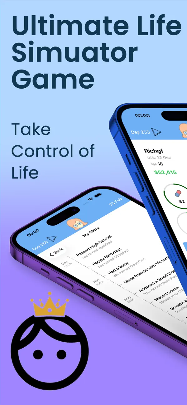 Screenshot #1 pour Life Sim: Simulateur de Vie