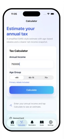 SARS Tax Return Guide 2026 iPhone screenshot 2
