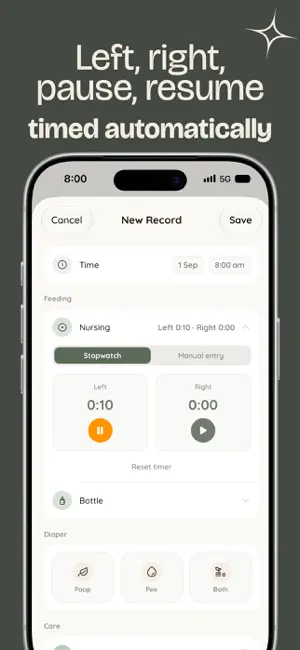 BabyNotes: Baby Tracker & Care screenshot 3