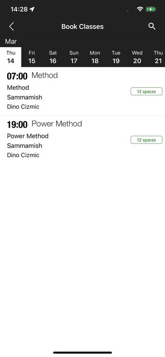 Aya Pilates. Screenshot 3 of 4