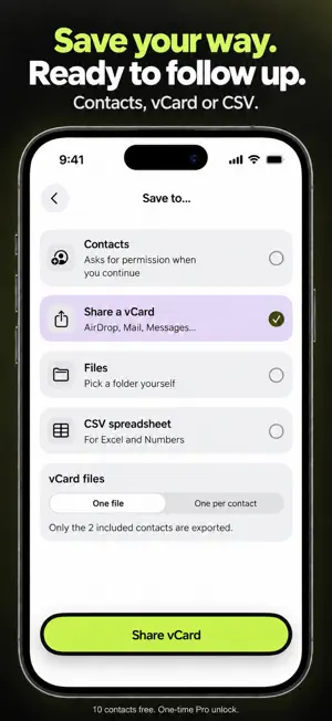 CardBatch: Business Card Scan screenshot 3