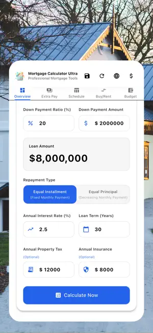 Mortgage Calculator Ultra screenshot 1