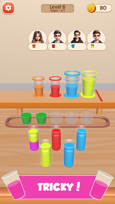 Water Jam Sort Color Puzzle Screenshot