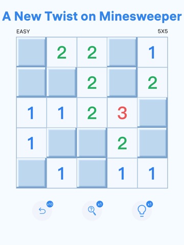 Mine Clues: Logic Puzzles iPad screenshot