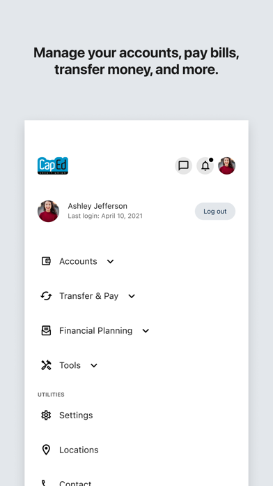 CapEd Mobile Banking screenshot