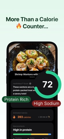 HealthMaxx: AI Calorie Tracker iPhone screenshot