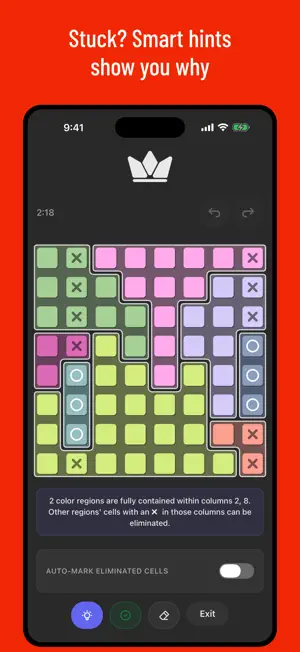 Jester Logic: Crowns Puzzle screenshot 4