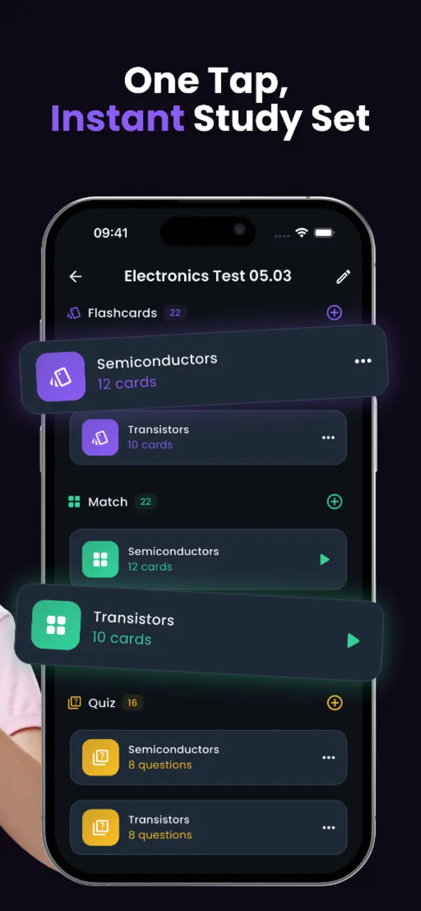 Screenshot #2 pour Flashcards AI - Quiz Genius