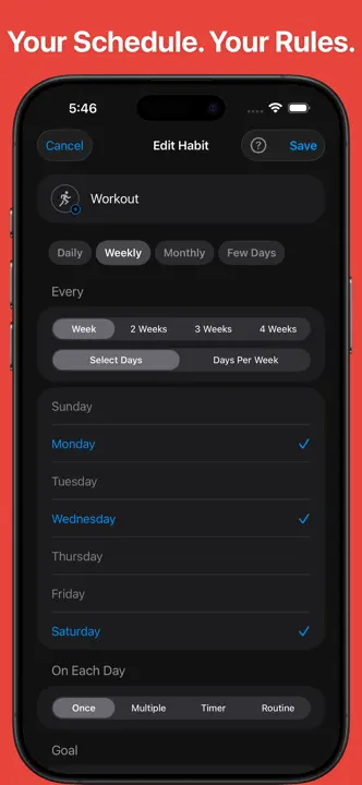 Habit Hub: Screenshot 7 von 10