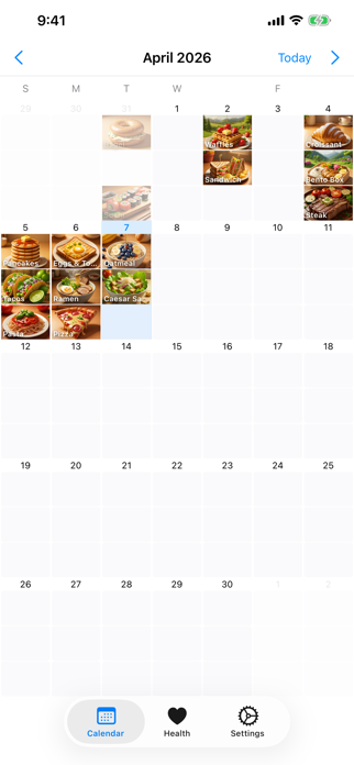 Food_Diary Screenshot 1 of 3