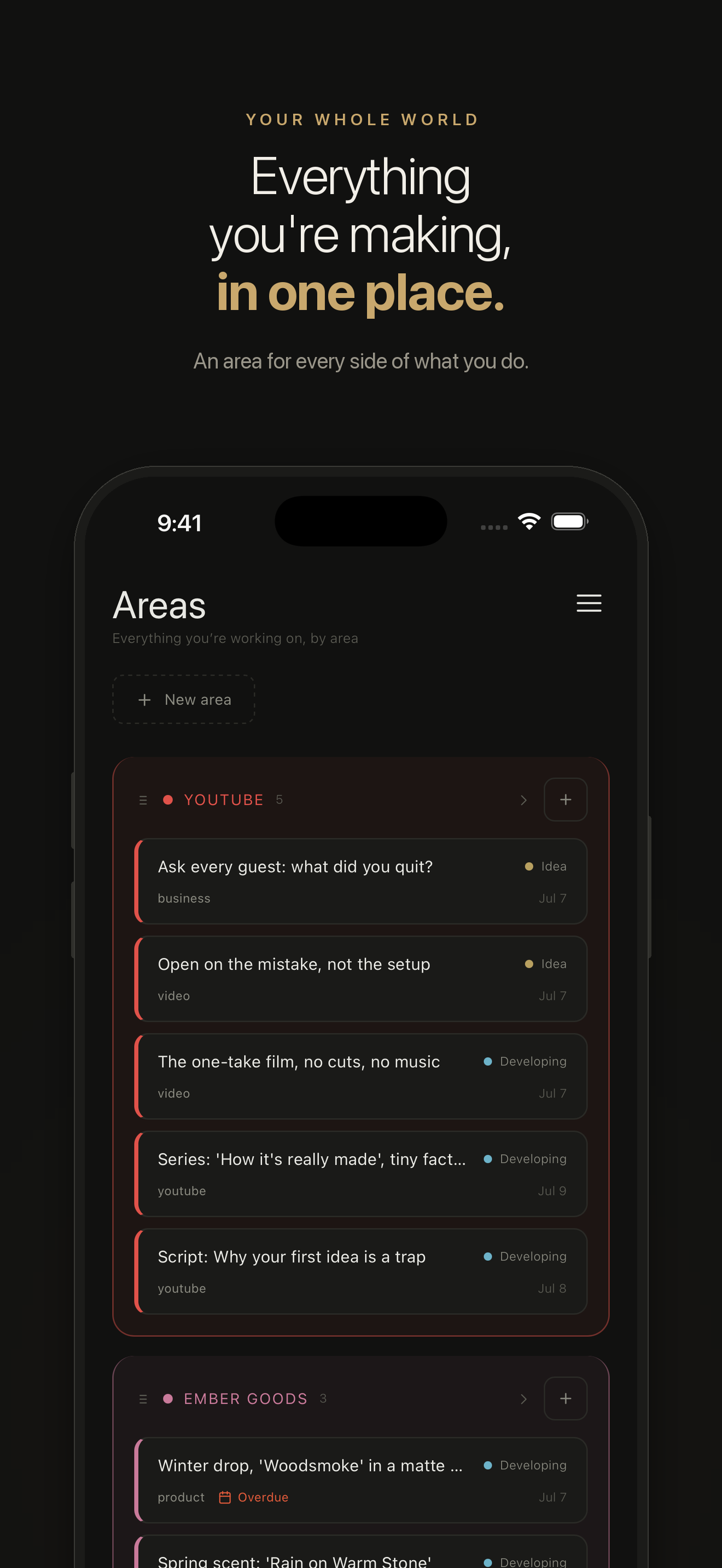Drift: Ideas, Write & Plan screenshot 3