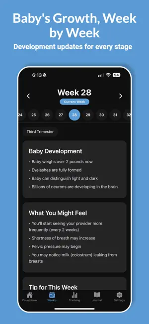 Pregnancy Tracker - Awaited screenshot 2