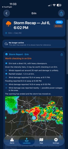 WeatherAlarmApp Screenshot 2 of 8