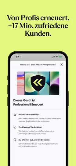 Screenshot von Back Market, Kaufen & Tauschen auf dem iPhone 4