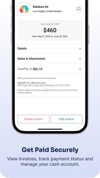 Guru for Freelancers Screenshot