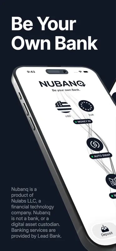 Nubanq: Crypto Wallet Banking screenshot 1 of 10