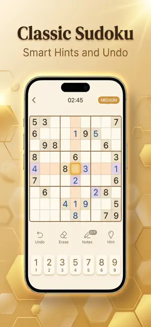 Sudoku Honeycomb: Daily Puzzle screenshot 1