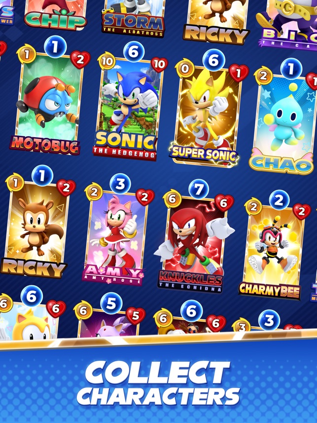 Sonic Blitz Character Collection