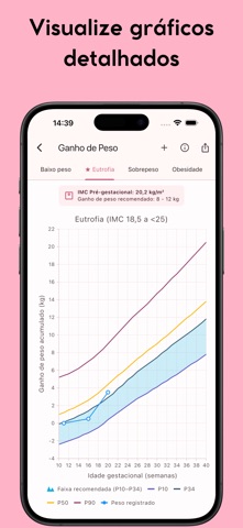 Idade Gestacional (do bebê) iPhone screenshot 4