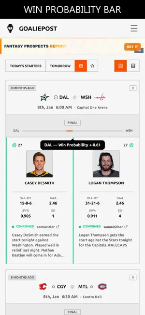 Dobber's Goalie Post screenshot 1